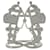 Hermès Hermes Scarf Ring 70 Brides de Gala Silvery  ref.1982343