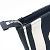 Pochette in pelle e cotone Salvatore Ferragamo Crudo Blu navy - Ansicht 6