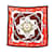 Hermès Hermes Carré 90 Figure Artistique Scarf Red Multiple colors Silk  ref.1982929