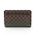 Clutch Saint Second Louis Vuitton Marrom Damier ebene Couro Plástico  ref.1983176