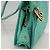 CHANEL V stitch Borsa a Spalla Nylon Verde Oro CC Auth 107879 D'oro - vista 16