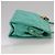 CHANEL V stitch Borsa a Spalla Nylon Verde Oro CC Auth 107879 D'oro - vista 5
