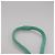 CHANEL V stitch Borsa a Spalla Nylon Verde Oro CC Auth 107879 D'oro - vista 8