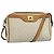 Céline CELINE Macadam Canvas Schultertasche aus PVC-Leder Weiß Auth 110698