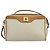 Céline CELINE Macadam Canvas Schultertasche aus PVC-Leder Weiß Auth 110698 - Ansicht 2