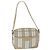 Burberry Nova Check Schultertasche aus Canvas Beige Auth yb507
