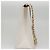 CHANEL Borsa a Spalla Matelassé in Pelle Bianca Oro CC Auth 107700 Bianco D'oro - vista 5