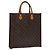 LOUIS VUITTON Borsa a Mano Monogram Sac Plat M51140 LV Auth 109668 Monogramma