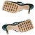 Scarpa in Pelle Verde BOTTEGA VENETA - 102445 - vista 8