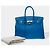 Hermès Sac HERMES Birkin 35 en Cuir Bleu - 102419 - vue 2