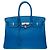Hermès Sac HERMES Birkin 35 en Cuir Bleu - 102419 - vue 3