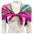 Hermès Hermes Magenta / Fuchsia Multi Etendards et Bannieres Print Square Silk Twill Scarf Multiple colors  ref.1983892