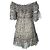 Autre Marque Zimmermann Prima Cherry Off-Shoulder Volantkleid Schwarz - Ansicht 3