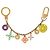 Portachiavi Louis Vuitton Porte Cressenne Looping M66005 Multicolore D'oro