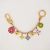 Portachiavi Louis Vuitton Porte Cressenne Looping M66005 Multicolore D'oro - vista 8