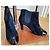 Botines Chanel de piel de ciervo negros tacón 10 cm - vista 4