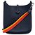 Hermès Borsa HERMES Evelyne in Pelle Blu Marino - 102441 Blu navy - vista 2
