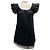 Schwarzes Rüschenshirt Mini-Kleid von Thakoon