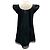 Schwarzes Rüschenshirt Mini-Kleid von Thakoon - Ansicht 3