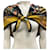 Hermès Hermes Black / Gold Multi Eastern and Western Stones Square Silk Twill Scarf  ref.1984620