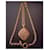 Collana Chanel Coco Mark placcata oro D'oro - vista 3