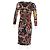 Abito midi stampato Max Mara in viscosa multicolore - vista 3