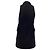 Abito mini in lana nera con collo alto e tagli Saint Laurent Nero - vista 4