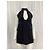 Abito mini in lana nera con collo alto e tagli Saint Laurent Nero - vista 7