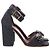 Marni Felt Crystal Embellished Ankle Strap Sandals in Grey Wool