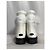 Botas de tobillo de cuero blanco con ribete de piel de Jimmy Choo Crudo - vista 11