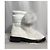 Botas de tobillo de cuero blanco con ribete de piel de Jimmy Choo Crudo - vista 9