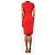 Alexander Mcqueen Vestido midi rojo sin mangas - talla UK 6 - vista 2