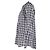 Camicia a quadri Michael Kors in cotone blu navy e crema - vista 2
