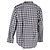 Camicia a quadri Michael Kors in cotone blu navy e crema - vista 3
