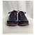 Sneakers Lanvin Runners DS in suede blu e pelle - vista 11