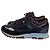 Sneakers Lanvin Runners DS in suede blu e pelle - vista 4
