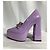 Jimmy Choo Diamond Tilda Décolleté Platform in Pelle Viola Porpora - vista 14