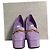 Jimmy Choo Diamond Tilda Décolleté Platform in Pelle Viola Porpora - vista 9