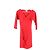 Abito sheath a V Diane von Furstenberg in viscosa rossa - vista 4