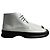 The row As botas de tornozelo com cadarço Row Town em couro sintético branco Cru