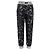 Pantalons de survêtement à cordon de serrage en polyester noir avec sequins Dolce & Gabbana - vue 3