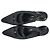 Timeless Zapatos slingback de tacón de aguja Chanel CC en satén negro - vista 9