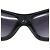 Occhiali da sole Chanel logo CC argentato con tonalità nera e viola 8047 Nero Argento Porpora - vista 7