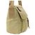 Borsa a tracolla in nylon beige con logo Prada - vista 3