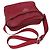 Borsa a tracolla incrociata logo Prada rosso scuro Bordò - vista 2
