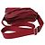 Borsa a tracolla incrociata logo Prada rosso scuro Bordò - vista 3