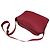 Borsa a tracolla incrociata logo Prada rosso scuro Bordò - vista 4