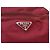 Borsa a tracolla incrociata logo Prada rosso scuro Bordò - vista 8