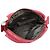 Borsa a tracolla incrociata logo Prada rosso scuro Bordò - vista 9