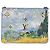 LOUIS VUITTON Masters Collection Pochette Pla Van Gogh Pouch M64620 Auth 108116S Blu - vista 2